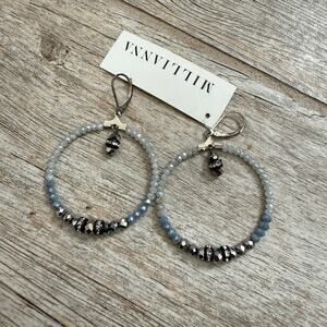 NWT MILLIANNA Chantelle Medium Hoops – Color: Lake
